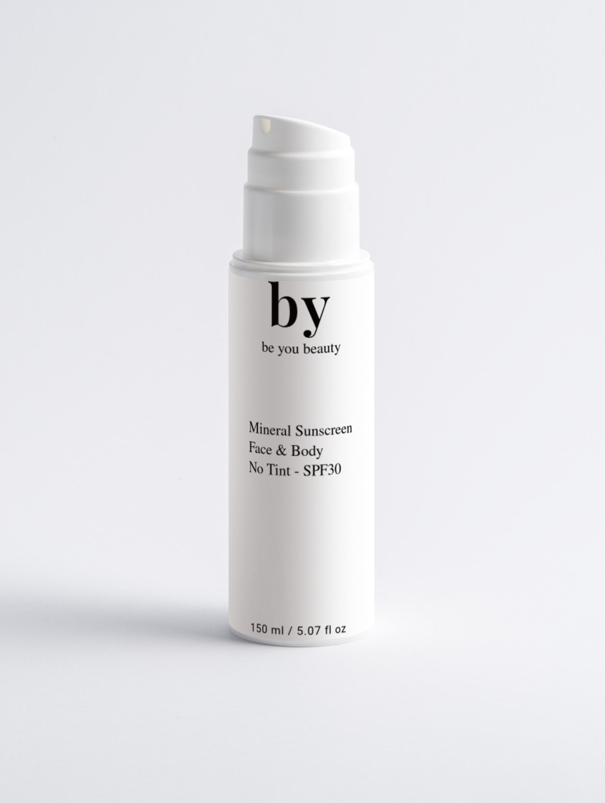 Mineral Sunscreen – Face & Body – No Tint – SPF 30 - Be You Beauty