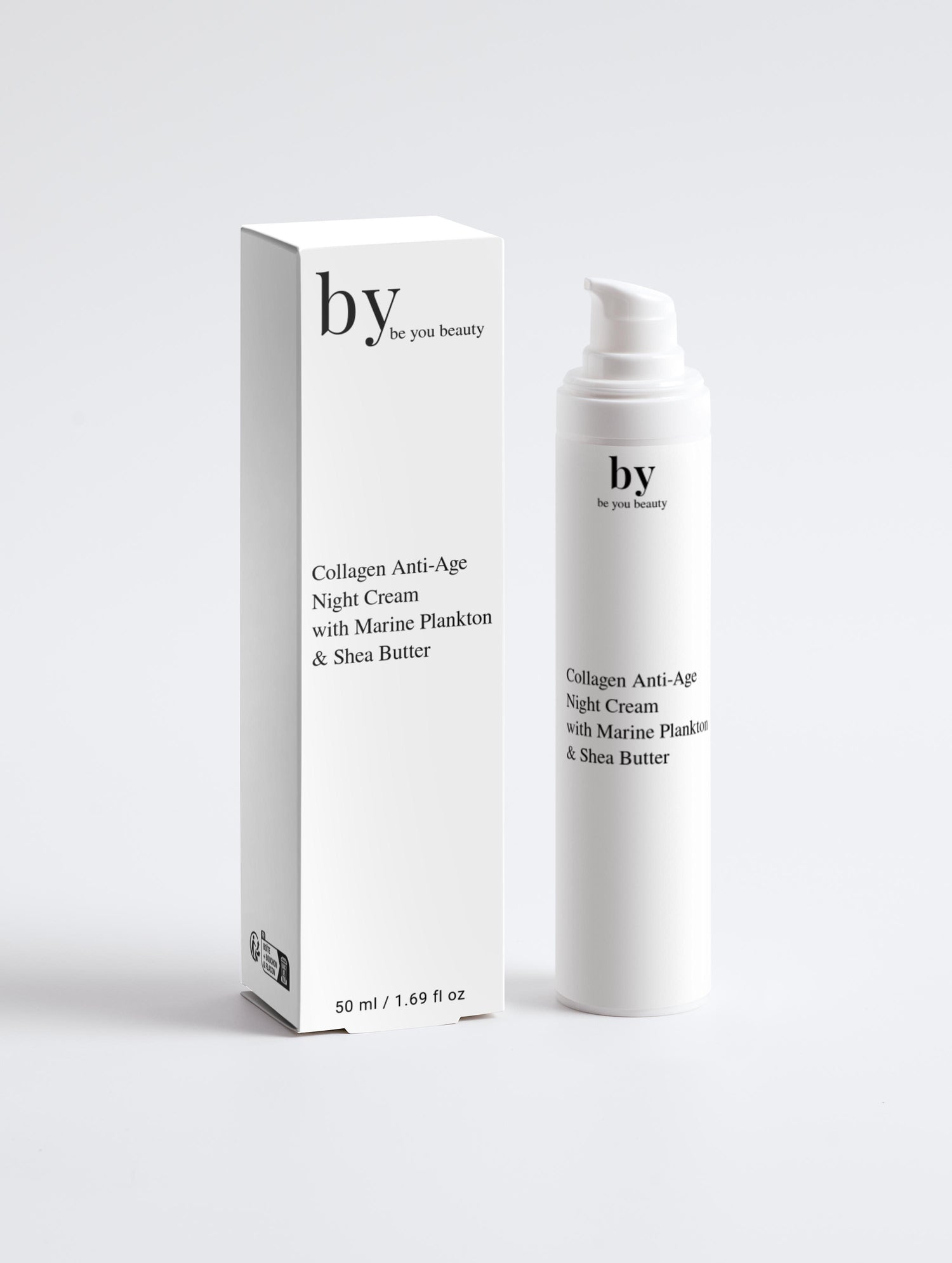 Collagen Anti-Age Night Cream with Marine Plankton & Shea Butter - Be You Beauty